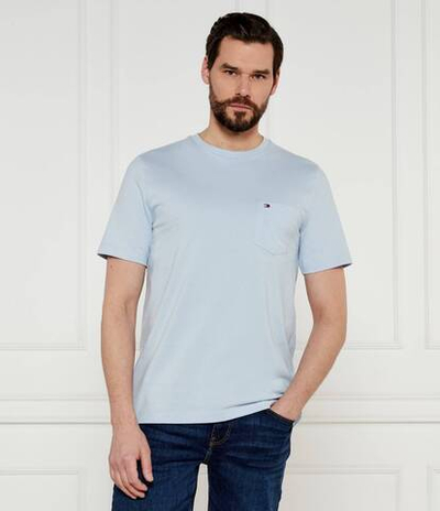 Футболка Tommy Hilfiger - голубой(MW0MW37283)