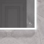 Зеркало MIXLINE "Норма" ЭКОНОМ 700*800 (ШВ) сенсорный выкл, светодиодная подсветка, универс.крепеж