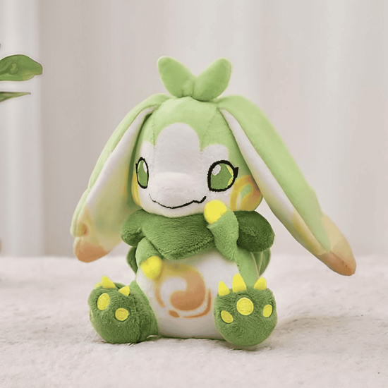 Плюшевая игрушка брелок Genshin Impact Blazing Natlan Series / Геншин Импакт дракон Ямказавр Регион Натлан 15.5 см