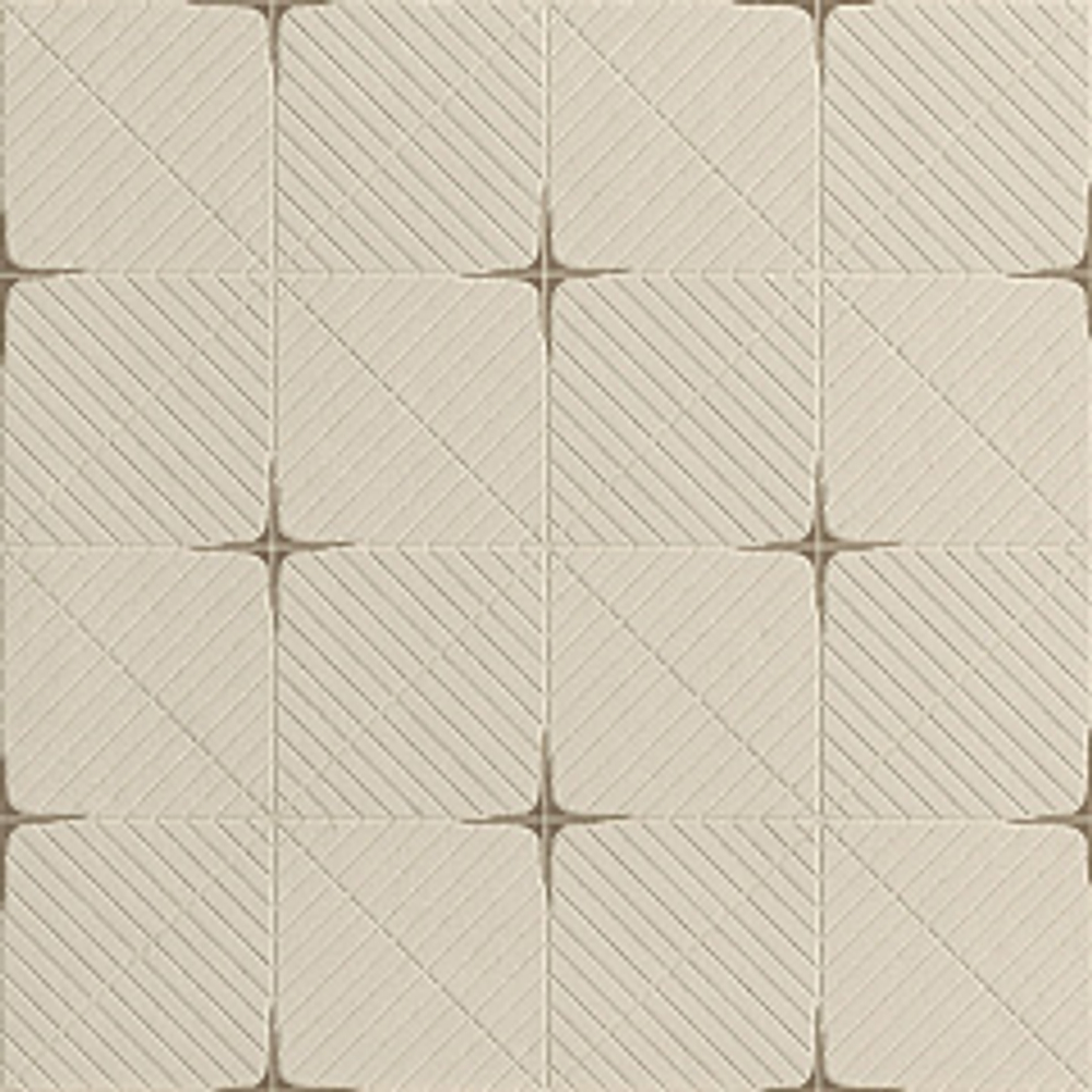 Декорированный керамогранит ATLAS CONCORDE MARVEL TRAVERTINE White Cross Diamond 60х60 AF9U