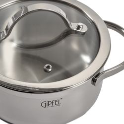 Кастрюля из нержавеющей стали Gipfel Victory 1366 16 см/1,3 л