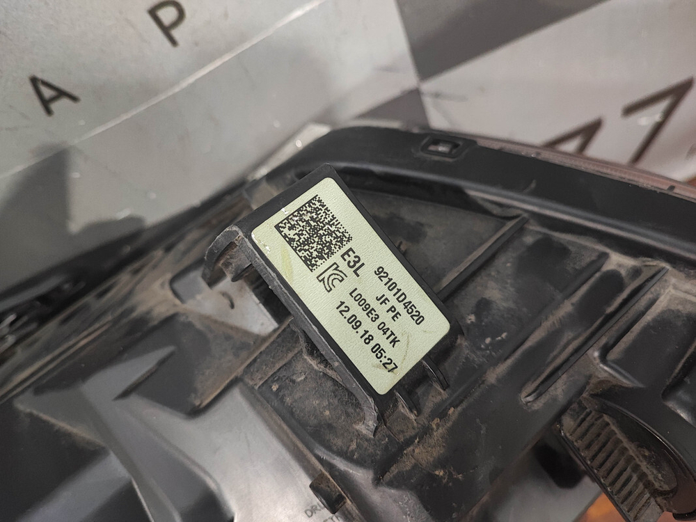 Фара левая Kia Optima 4 (JF) 18-20 Б/У Оригинал 92101D4520