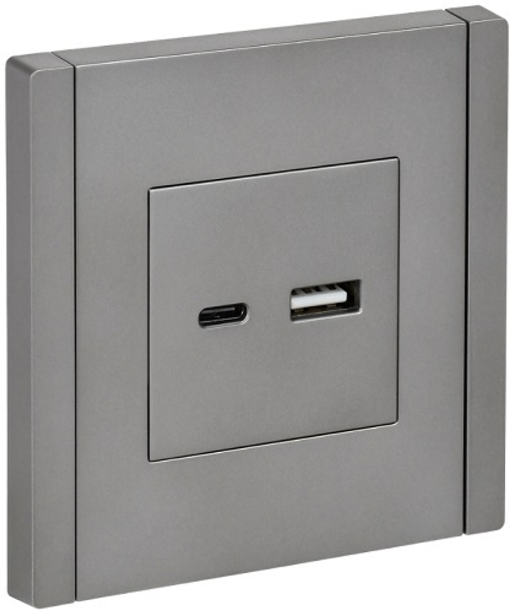 Розетка USB  IEK FP-U22-D31-K46