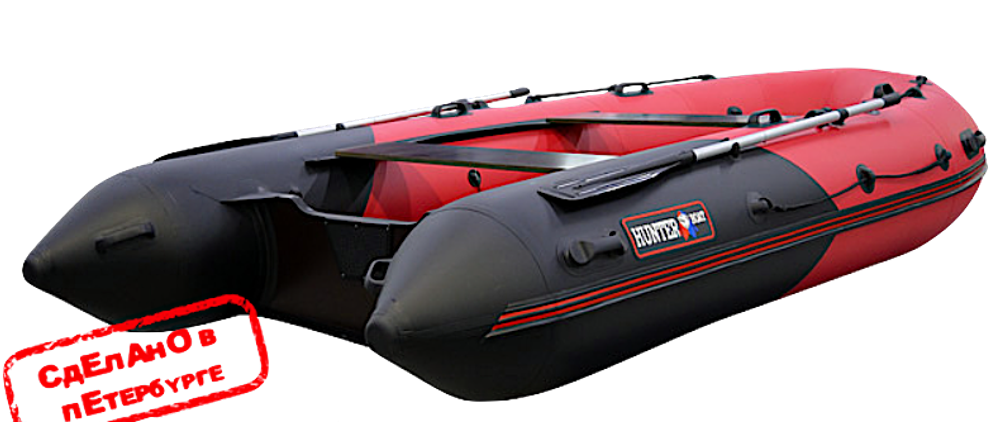 Лодка ПВХ Hunterboat Хантер Про 380NEW 2022