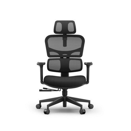 Эргономичное компьютерное кресло FoxGear NETZ модель XO - office edition (FG-NETZ-XO-BK)