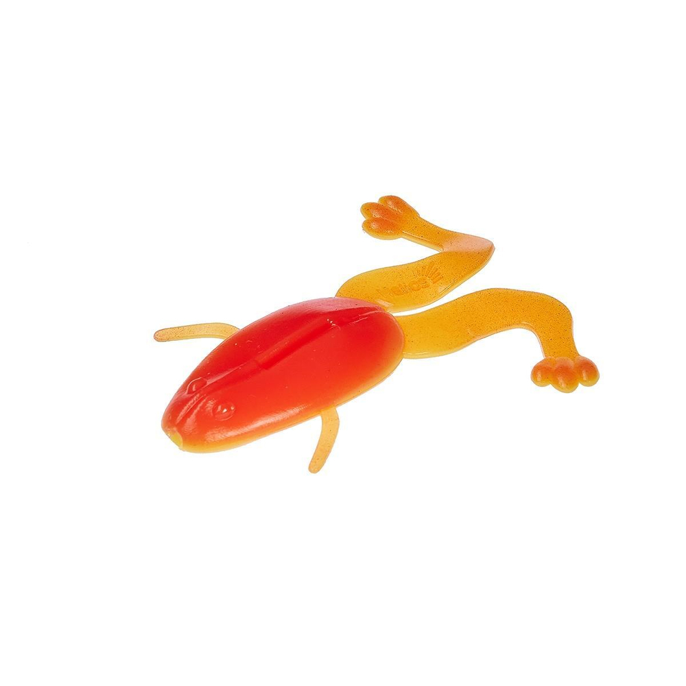 Лягушка несъедоб. Crazy Frog 2,36"/6,0 см Orange & Yellow 100шт. (HS-22-015-N) Helios