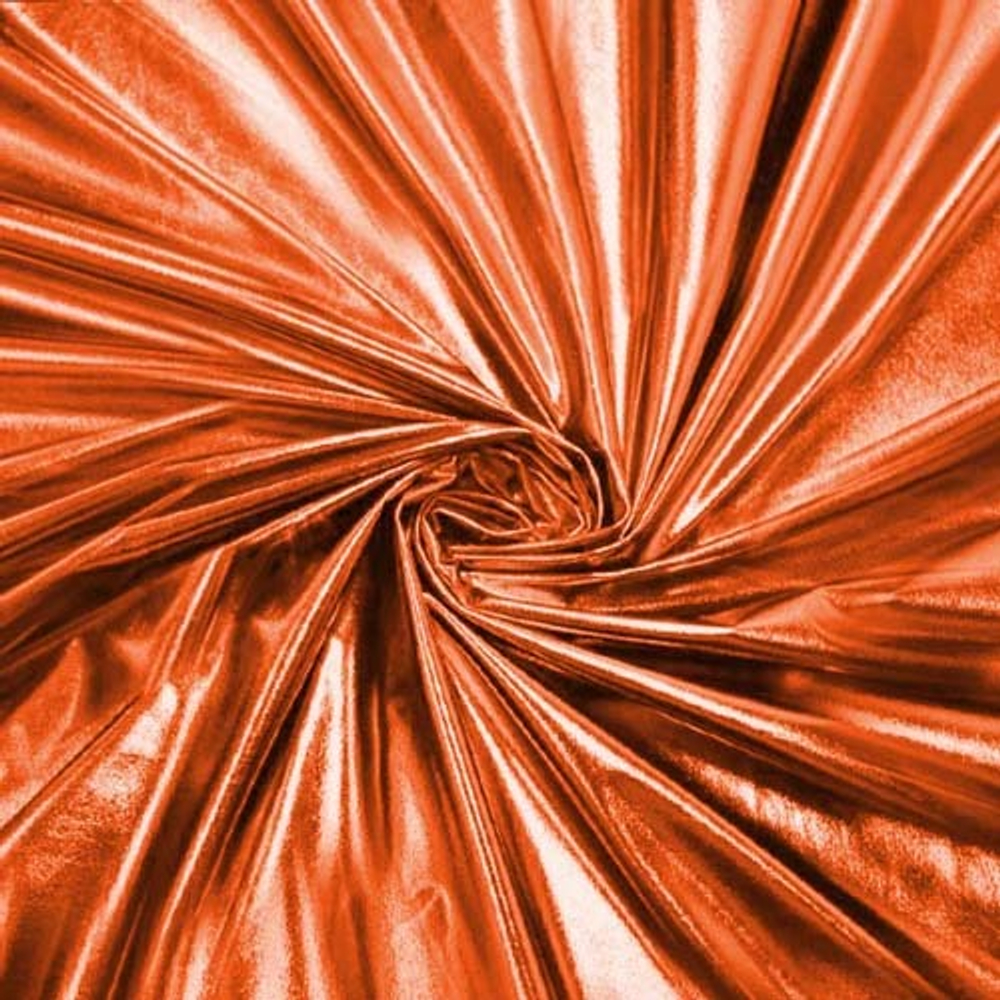 Трикотаж Диско, 198 гр/м2, 150 см, тыквенный