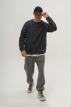 Толстовка KUL'TURA "FLEECE" Темно-серый