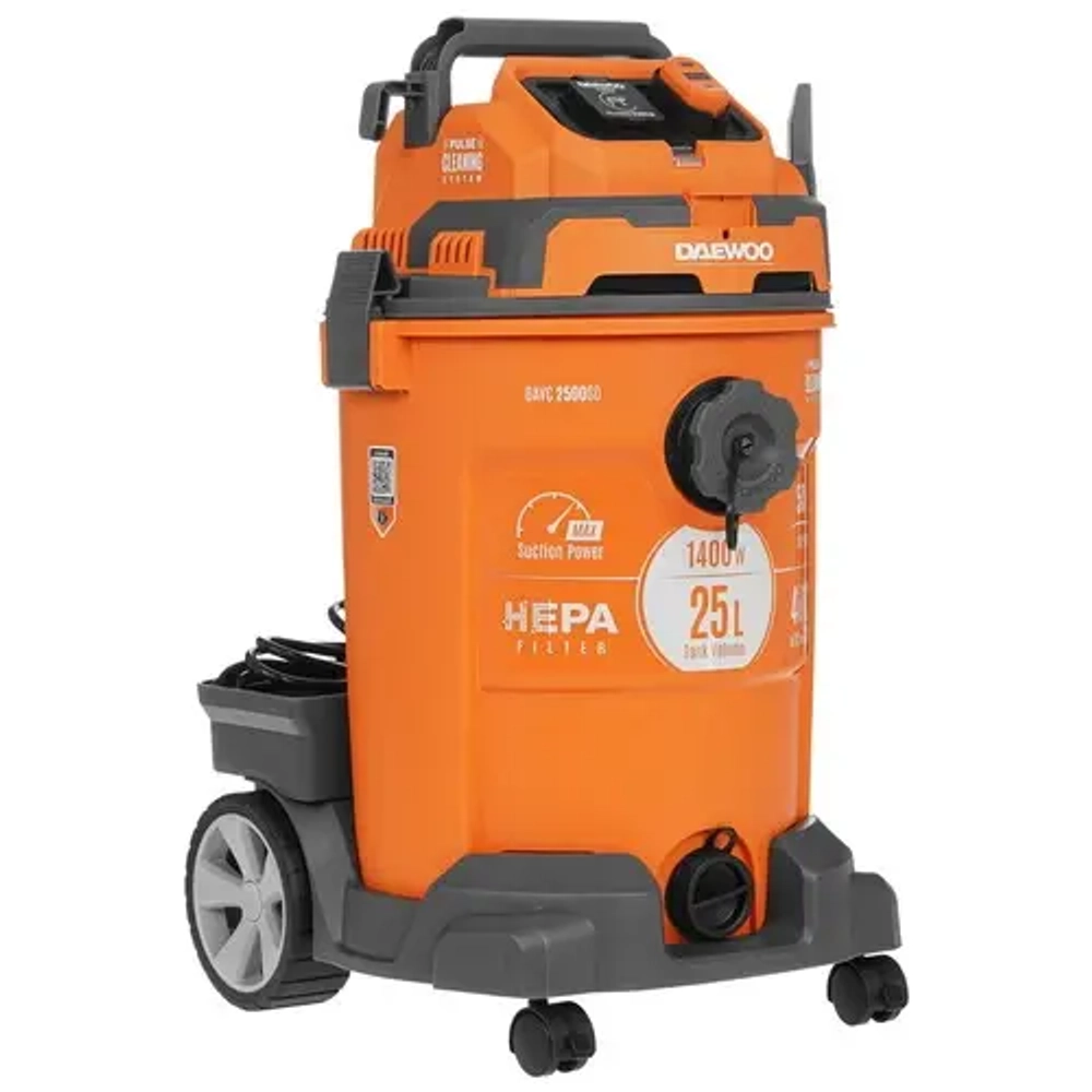 Строительный пылесос Daewoo DAVC 2500SD 1400Вт