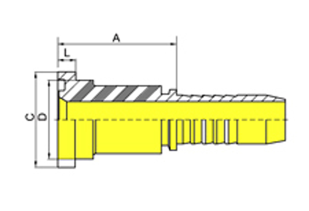 Фитинг DN 12 SFS 1/2 31.7