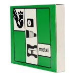 Точилка металлическая, 1отверстие, D-608B-192 (Комплект 24шт.)