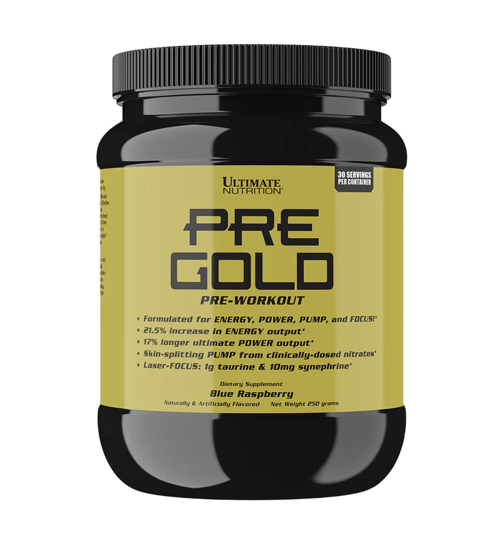 Ultimate Nutrition Pre Gold Pre-Workout 250 gr , Предтренировочный комплекс