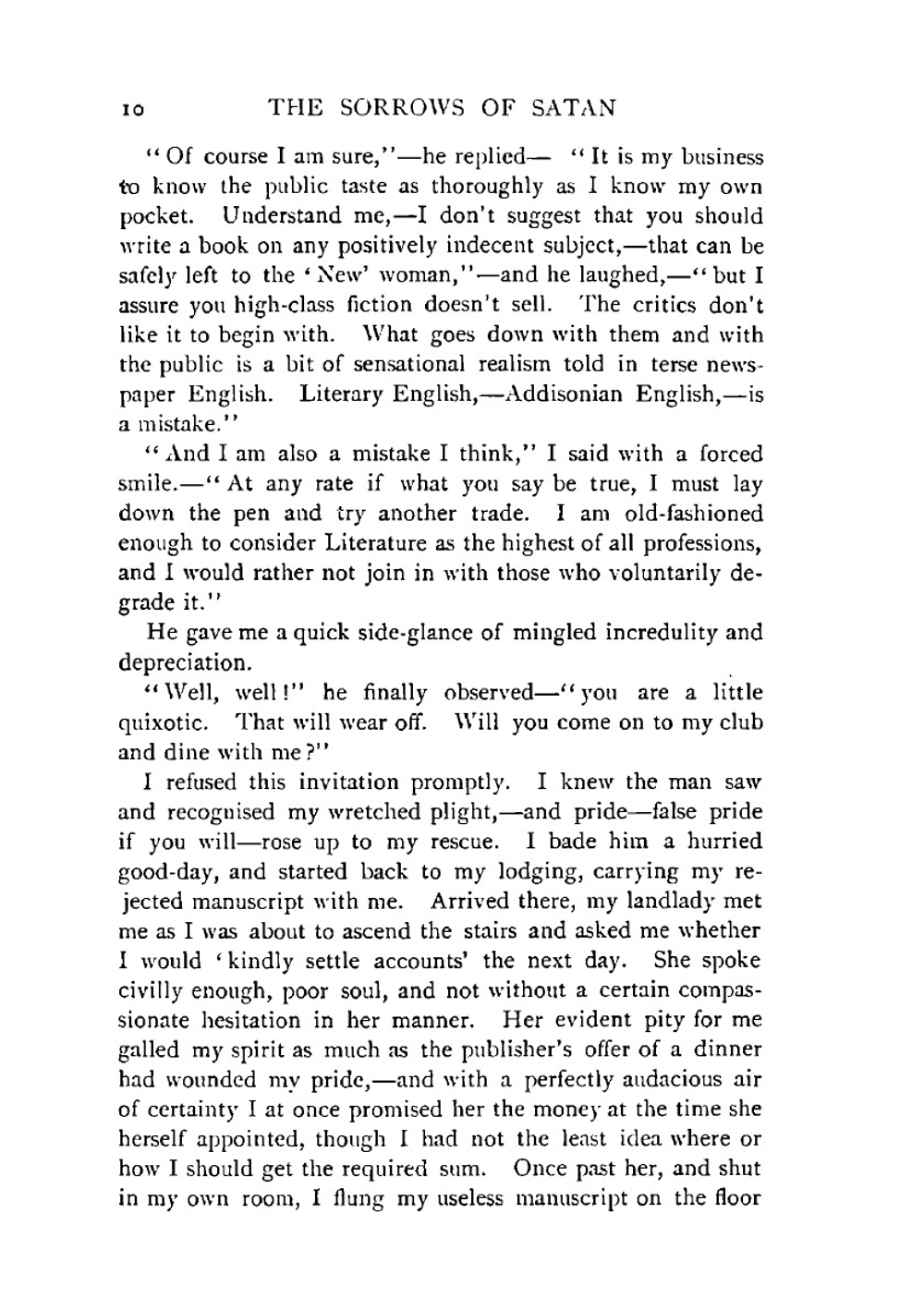 The sorrows of Satan. or, The strange experience of one Geoffrey Tempest, millionaire | Marie Corelli