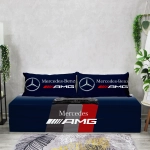 Бескаркасный диван кровать раскладной "Mercedes-Benz GT AMG"