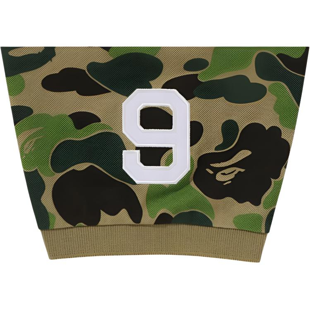 A Bathing Ape Abc Camo Pile Jacquard Relaxed Fit Polo Shirt зеленый