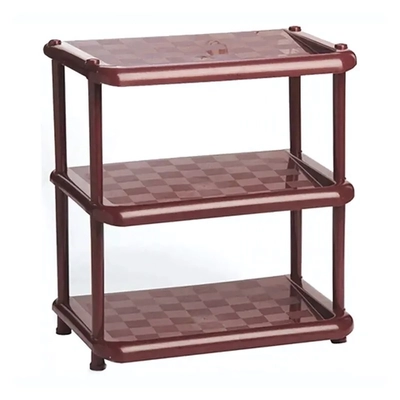 Полка в прихожую УНИВЕРСАЛ (3 секции) Коричневый 0,56,307х0,497м