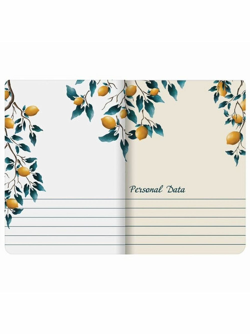 Тетрадь 40 л. в клетку обложка SoftTouch, бежевая бумага 70 г/м2, сшивка, А5 (147х210 мм), ЛИМОНЫ, BRAUBERG, 403771