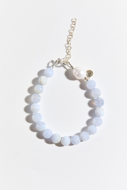 Браслет BLISS из голубого агата