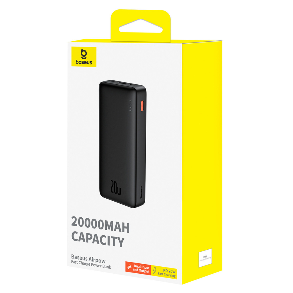 Внешний аккумулятор Baseus Airpow C+U 20000mAh 20W