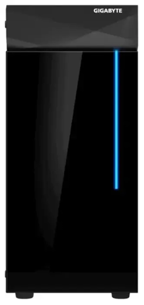 Компьютерный корпус GigaByte C200 GLASS, Без БП, 2xUSB3.0, 1xFAN120, RGB LED switch, Black, ATX