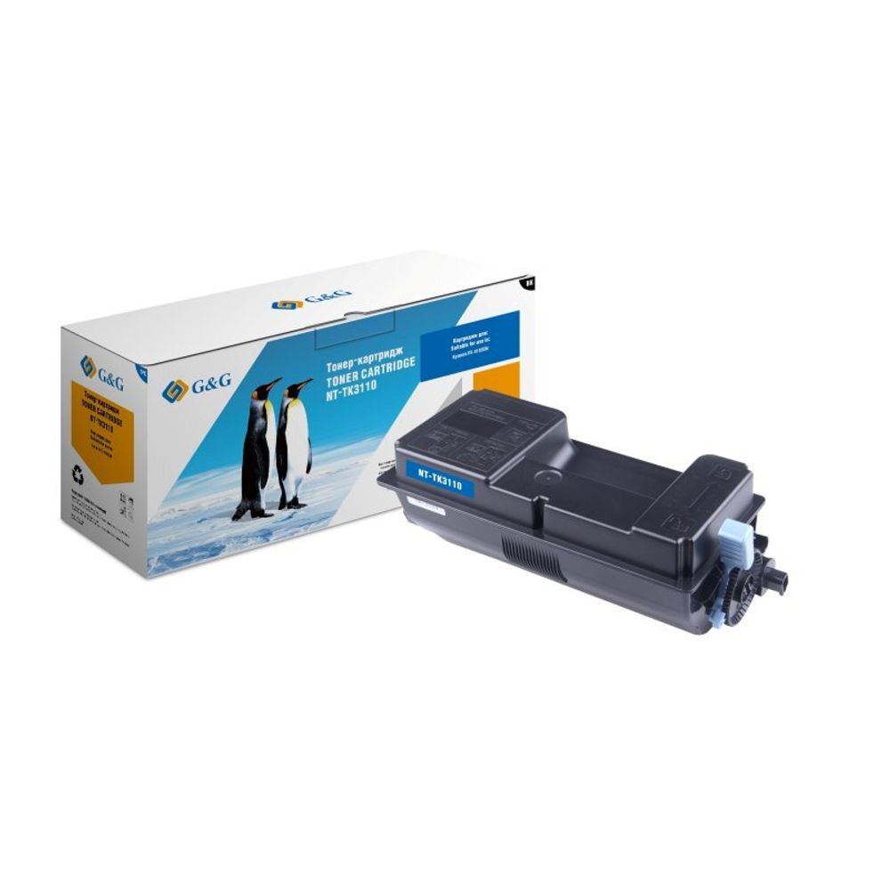 Тонер-картридж G&amp;G, аналог Kyocera TK-3110 для FS-4100/FS-4200/FS-4300 (15,5k)
