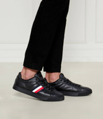 Кожаные кроссовки icon court Tommy Hilfiger - черный(FM0FM05163)