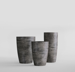 Кашпо, коллекция Concrete, форма CONUS
