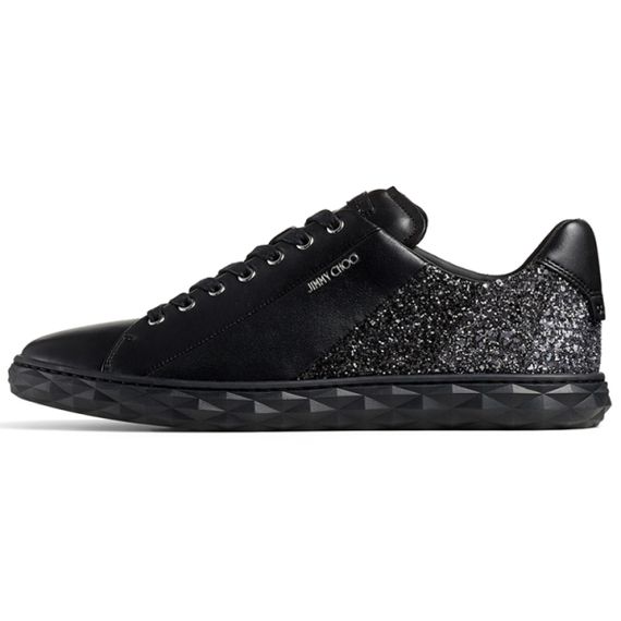 Jimmy Choo Leather Low-Top 'Black'