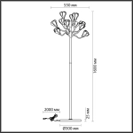 Торшер Odeon Light GARDI 5090/12F