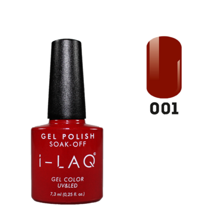 Гель лак для ногтей I-laq  001, 7,3 мл.