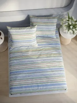 Постельное белье "Бисер (компаньон)" 1,5-сп   наволочка 50х70 1шт Простынь на резинке 90х200 см  Пододеяльник 145х215 см  Сказка сатин