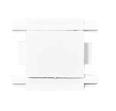 CLARUS Коннектор прямой 48V для магнитного ультратонкого шинопровода, белый, 200 шт