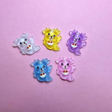 Zoo nail Фигурки объемные для дизайна Собачка, 1849, 5шт