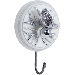 Настенный крючок Птичка Зарничка Дримс Античное серебро