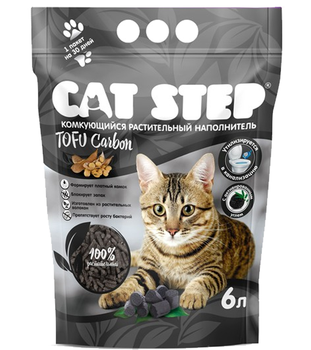 Cat Step Тофу Carbon 6л.