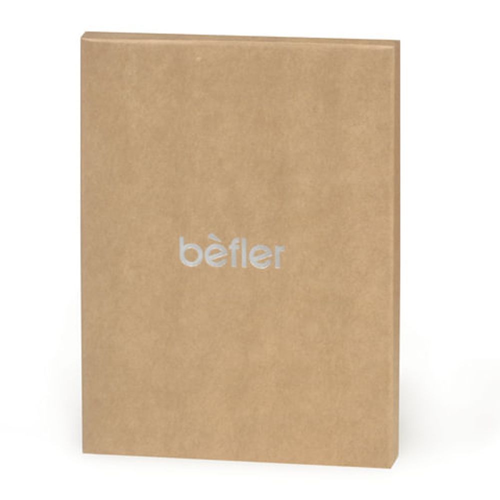 Обложка для паспорта BEFLER "Грейд", натуральная кожа, тиснение, синяя, O.1.-9