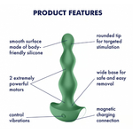 Виброплаг Satisfyer Lolli-Plug 2 зеленый