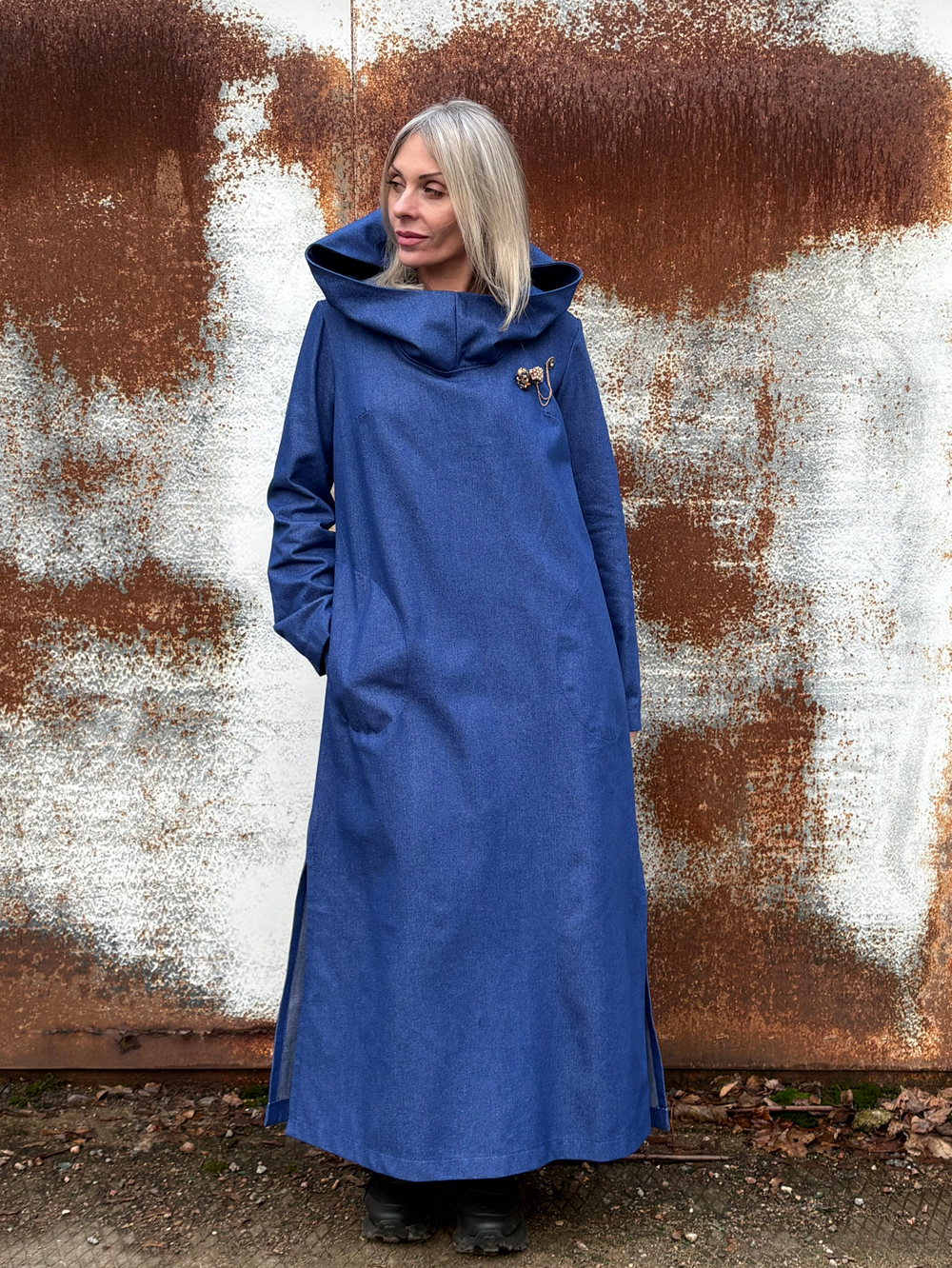 Платье Assassin /джинс синий