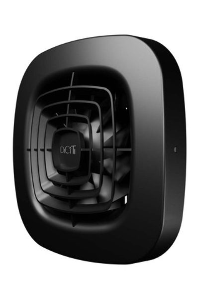 Вентилятор накладной AIR D100 обр.клапан Matt black DICITI
