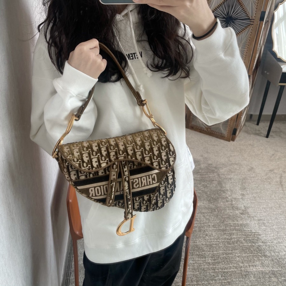 Christian Dior Saddle Bag 25 cm