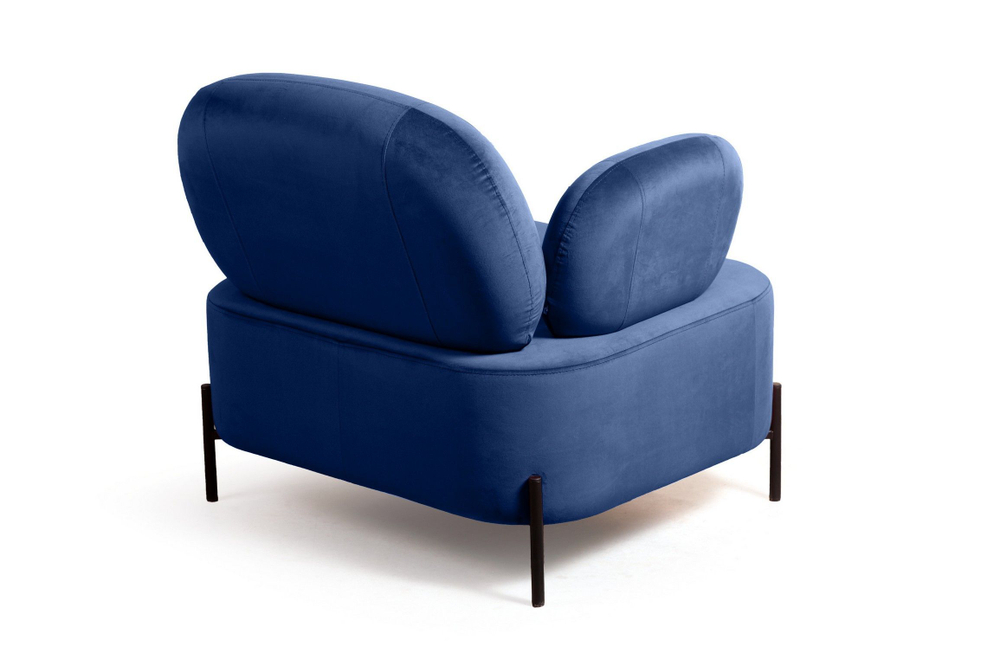 Кресло Dandy, бархат синий 29