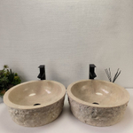 Раковина из мрамора ПАРА! Drum Cream Marmo DM-62888 45*45*16 105