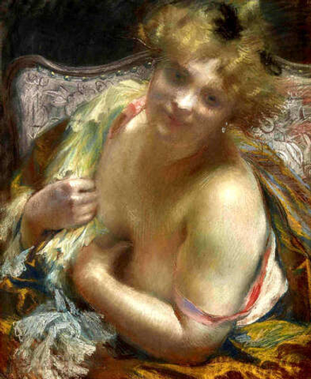 Paul Albert Besnard (1849-1934) - эротическое искусство французского художника