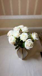 Искусственные цветы, желтые подсолнухи / Высота 44 см. 9 стебелей 9 бутонов/