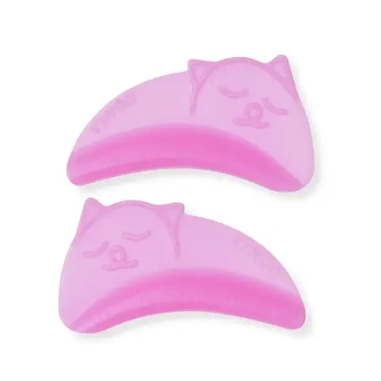 Валики котики для ламинирования нижних ресниц, розовые (Катя Виноградова)