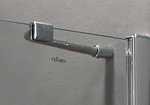 Душевой уголок Cezares Verona 120x90 L VERONA-W-AH-1-120/90-P-Cr-L профиль Хром стекло рифленое