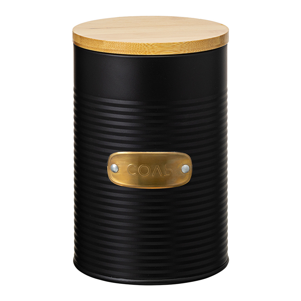 Банка для хранения соли irmel, 1,3 л, графит