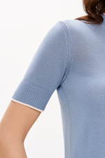 23374 Джемпер женский (серо-голубой)