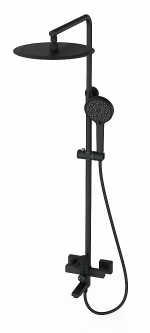 Душевая система WONZON & WOGHAND FRAME WW-88739010-MB черный матовый