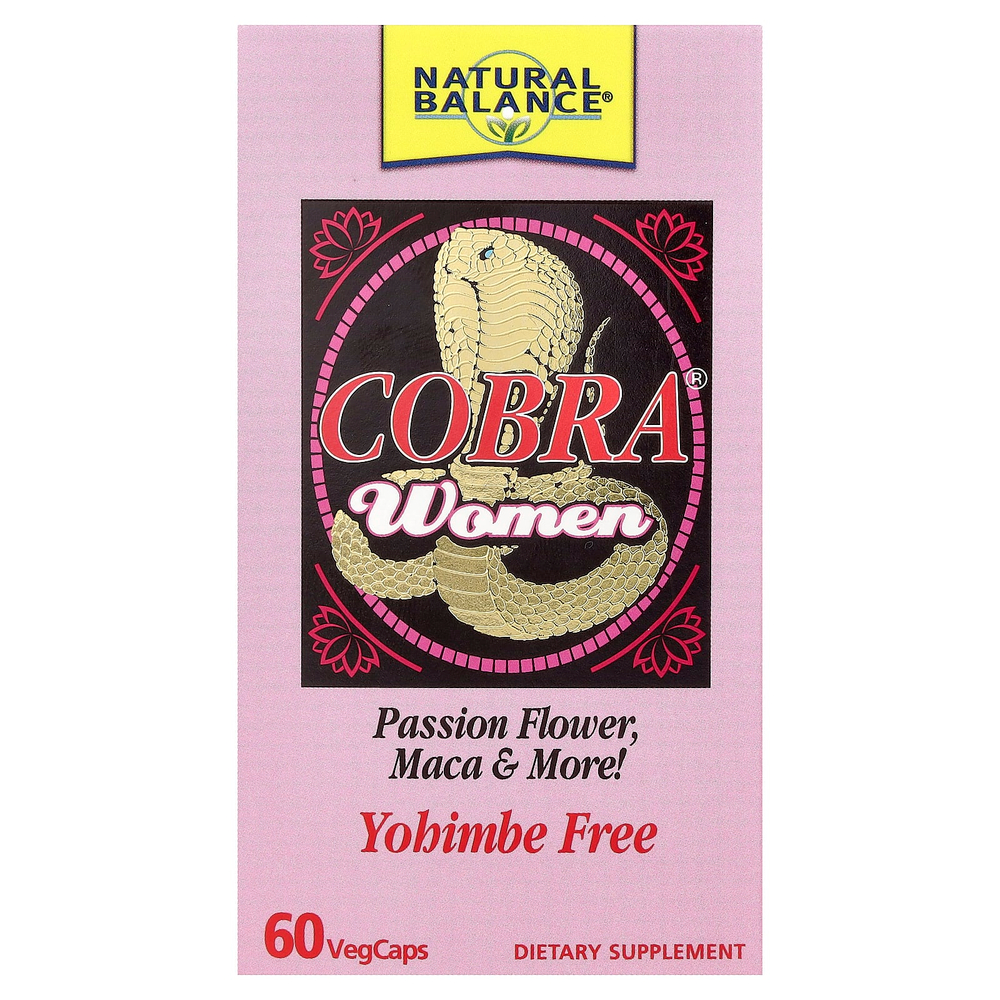Natural Balance, Cobra® Women, 60 растительных капсул